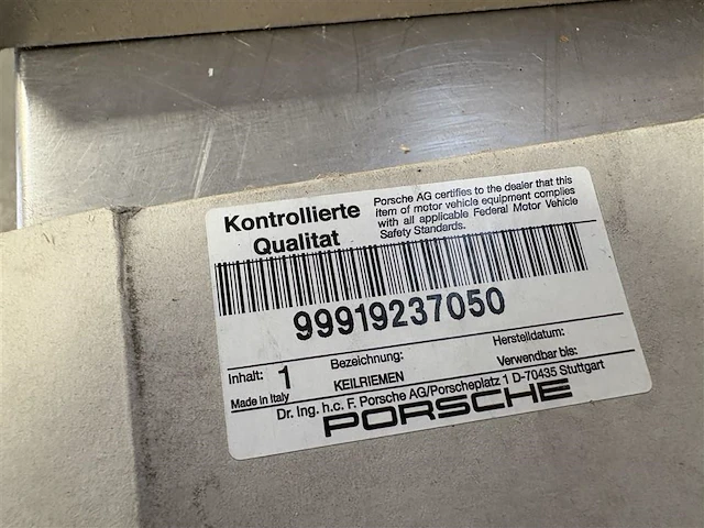 Riem origineel porsche - afbeelding 3 van  3