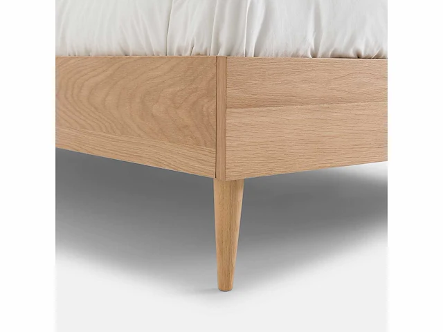 Rieten bed 160 x 200 met bedbodem - afbeelding 9 van  11