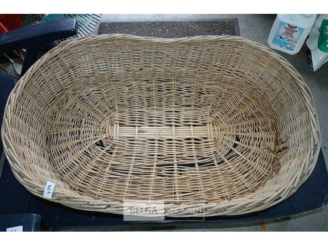 Rieten hondenmand - afbeelding 1 van  2