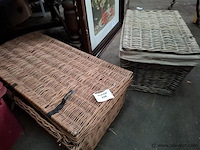 Rieten koffer - afbeelding 1 van  1