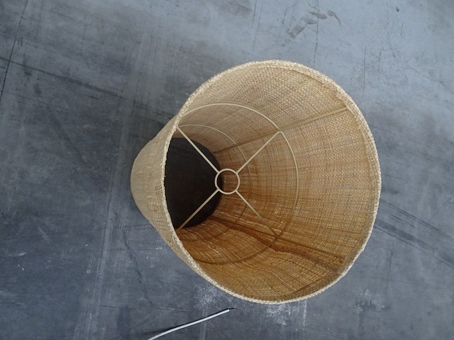 Rieten lampkap - afbeelding 2 van  2