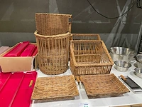 Rieten manden, schalen - afbeelding 1 van  3