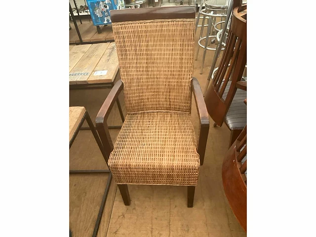 Rieten stoelen (4x) - afbeelding 1 van  1