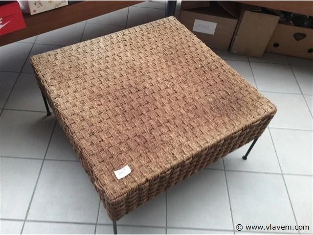 Rieten tafel - afbeelding 1 van  2