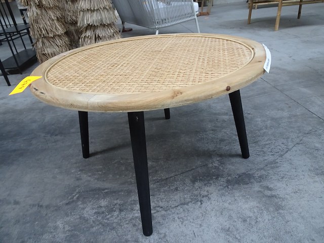 Rieten tafel - afbeelding 1 van  2