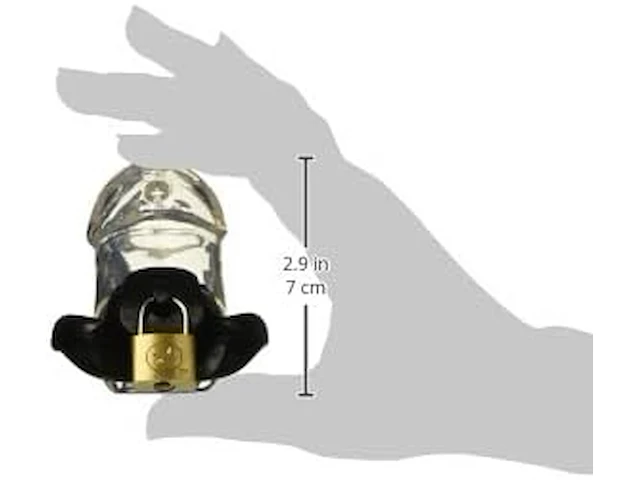 Rikers locking chastity cage - afbeelding 2 van  4