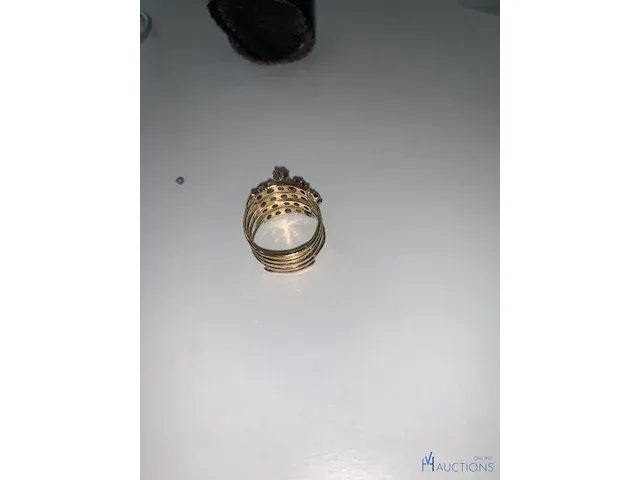 Ring in goudkleurige uitvoering - afbeelding 7 van  7