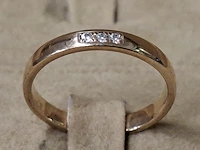 Ring met 3 steentjes - afbeelding 1 van  3