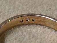 Ring met 3 steentjes - afbeelding 3 van  3