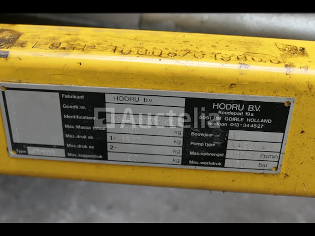 Rioned hd 100/s sleepbare hydroreiniger (chassis:xl9hp100087019006) - afbeelding 17 van  17