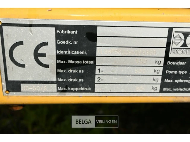 Rioned mobiele hogedrukreiniger - afbeelding 8 van  10