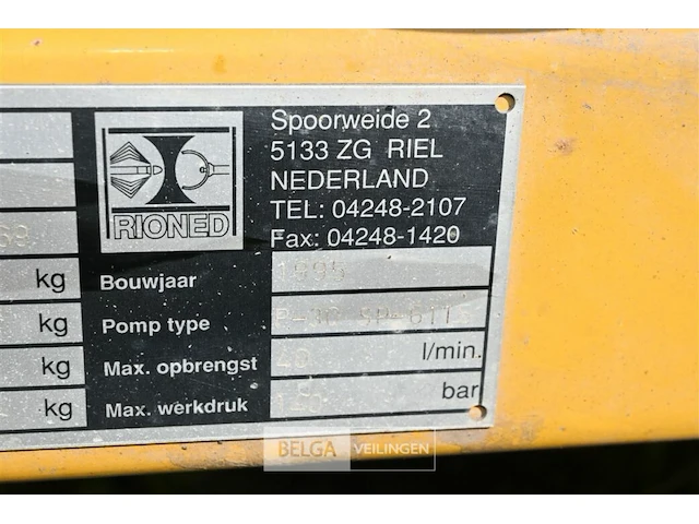 Rioned mobiele hogedrukreiniger - afbeelding 9 van  10