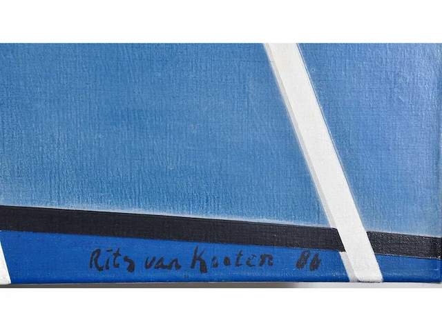 Rits van kooten (lochem, 1941 - 2005) - origineel, groot - afbeelding 4 van  10