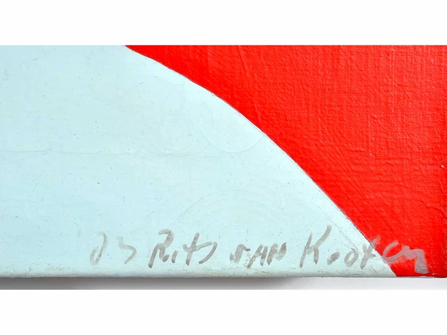 Rits van kooten (lochem, 1941 - 2005) - origineel, groot - afbeelding 4 van  10
