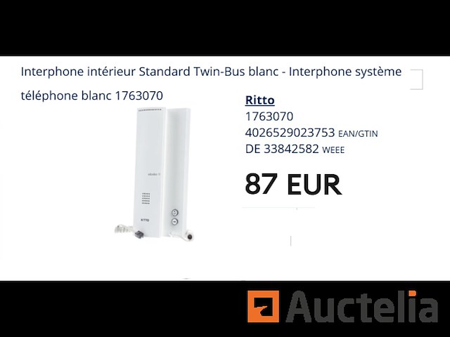 Ritto 1763070 intercom voor binnen - afbeelding 2 van  2