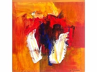 Robbert fortgens - abstracte compositie - olie op doek