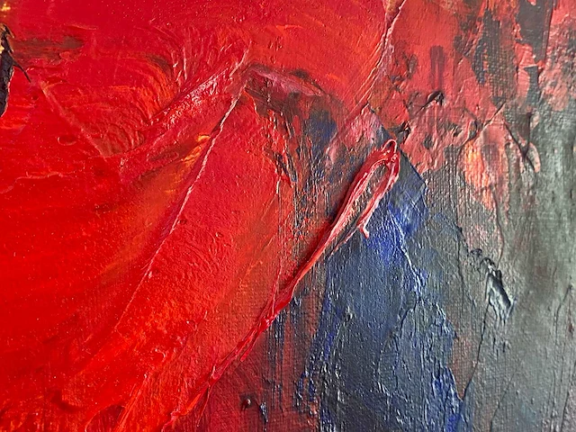 Robbert fortgens - abstracte compositie - olie op doek - afbeelding 15 van  15