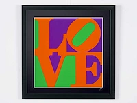 Robert indiana (after) - "love" n°1 - 50x50 cm - gelimiteerde oplage 30st - afbeelding 2 van  5