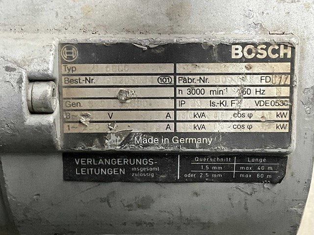 Robin eh36 stroomgenerator in transportkar - afbeelding 4 van  7