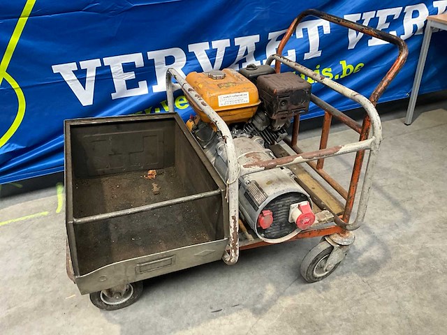 Robin eh36 stroomgenerator in transportkar - afbeelding 7 van  7