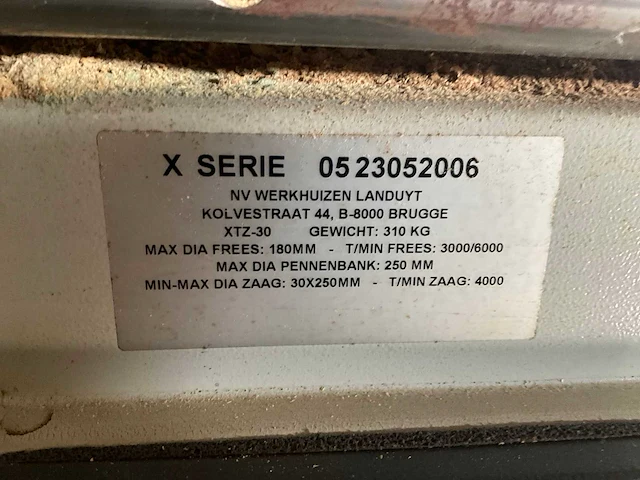 Robland - tz xtz-30 - kantenfreesmachine - afbeelding 5 van  6