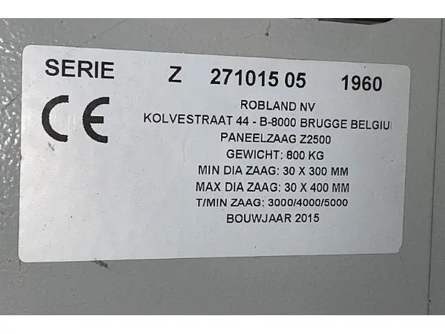 Robland paneelzaag - afbeelding 8 van  16
