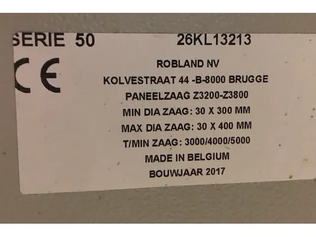 Robland paneelzaagmachine 2017 - afbeelding 10 van  15
