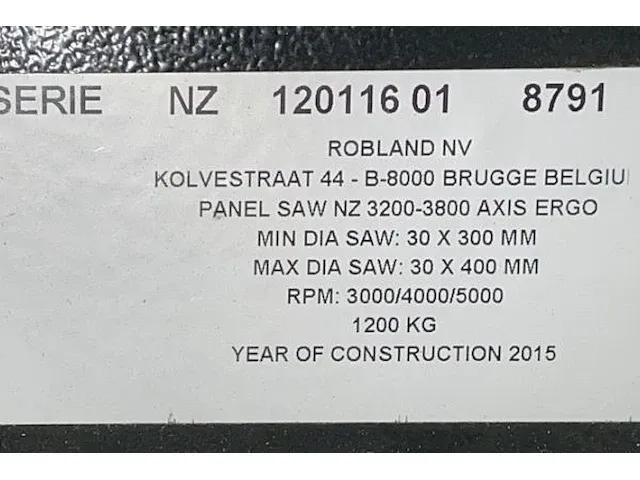Robland paneelzaagmachine - afbeelding 10 van  24