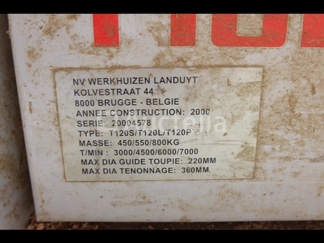 Robland t120 houten router - afbeelding 10 van  13