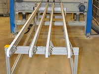 Robot abb ab + 2 rotating platform + brushing machine + belt conveyor - afbeelding 5 van  10