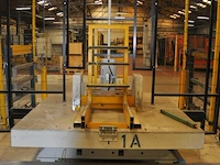 Robot abb ab + 2 rotating platform + brushing machine + belt conveyor - afbeelding 9 van  10