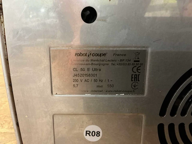 Robot coupe cl 50 ultra snijmachine - afbeelding 5 van  5