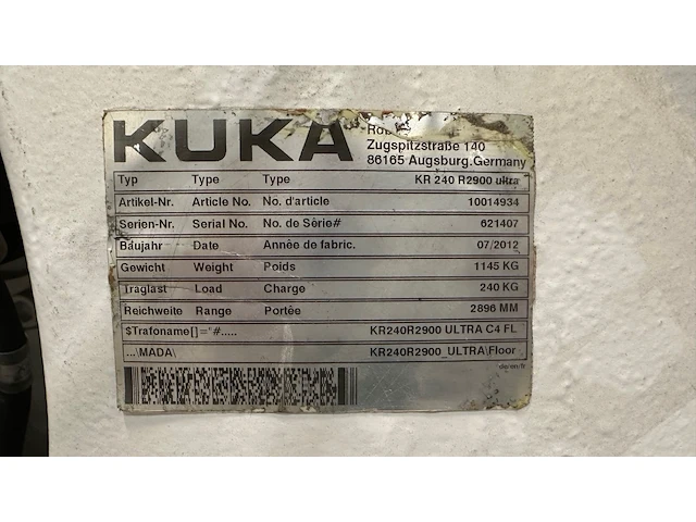 Robot kuka - afbeelding 2 van  2