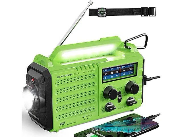 Rocam cr1009 handcrank noodradio - afbeelding 3 van  3