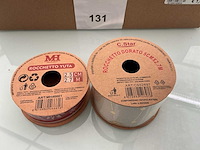 Rocchetto yuta. partij yute kerstlint. - afbeelding 2 van  2