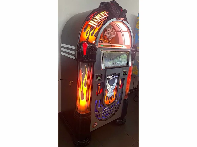 Rock ola harley davidson jukebox - afbeelding 2 van  10