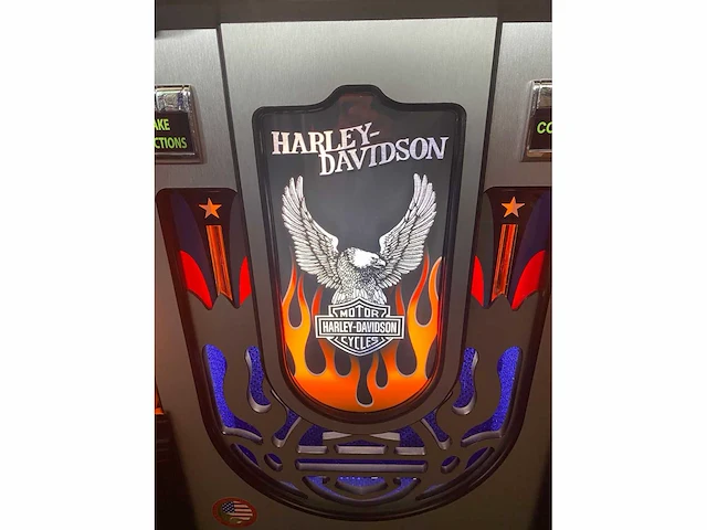 Rock ola harley davidson jukebox - afbeelding 9 van  10