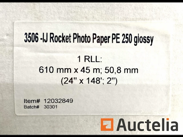 Rocket photo paper rollen 3506-ij (4 stuks) pe-gecoat, glanzend, 250 gr/m² - afbeelding 3 van  6