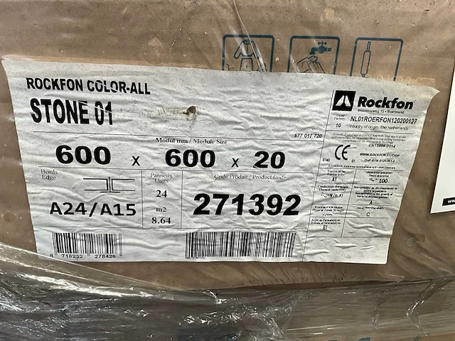 Rockfon stone 01 partij akoestische panelen - afbeelding 3 van  4