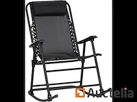 Rocking rocker zetel met 1 opvouwbaar kussen - afbeelding 1 van  6
