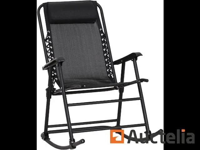Rocking rocker zetel met 1 opvouwbaar kussen - afbeelding 1 van  6