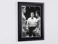 Rocky iv (1985) - balboa vs drago - sylvester stallone & dolph lundgren - 70x50 cm - gelimiteerde oplage 30 stuks - afbeelding 4 van  6