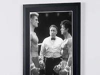 Rocky iv (1985) - balboa vs drago - sylvester stallone & dolph lundgren - 70x50 cm - gelimiteerde oplage 30 stuks - afbeelding 6 van  6