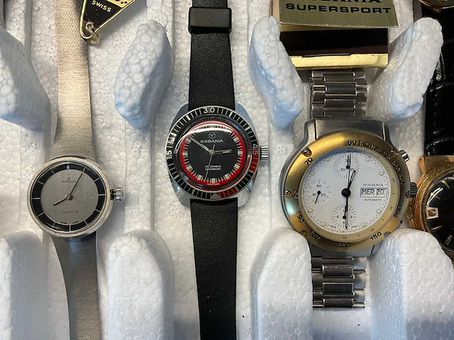 Rodania diverse vintage horloges (22x) - afbeelding 12 van  14