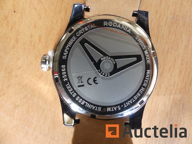 Rodania sapphire crystal 25068 herenhorloge - afbeelding 2 van  4