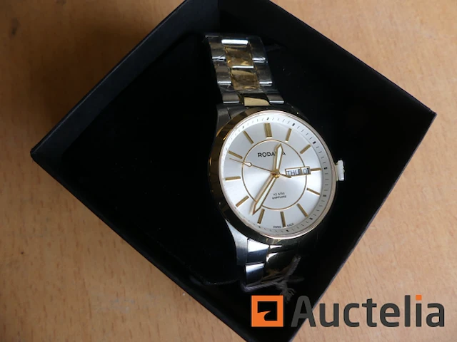 Rodania sapphire crystal 25143 herenhorloge - afbeelding 2 van  4