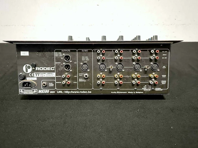 Rodec - mx180 mk3 - dj-mixer - afbeelding 4 van  9