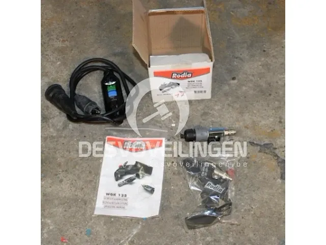 Rodia® universele zaagkap wgk125 inclusief prcd-schakelaar - afbeelding 1 van  1