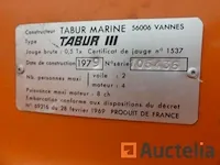 Roeiboot op remoque tabur yak iii - afbeelding 6 van  13