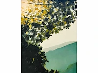 Roeland van der kley - meisje in een berglandschap - acryl op doek - afbeelding 9 van  11
